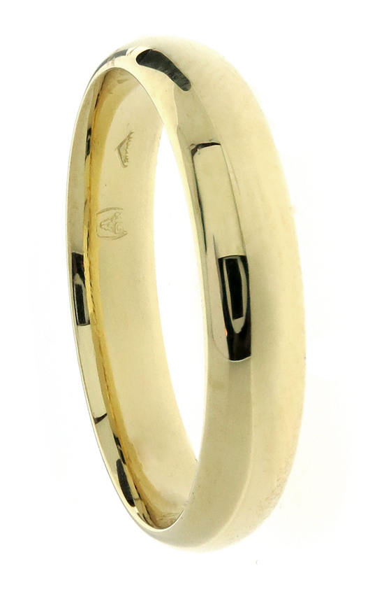 18k yellow gold wedding ring