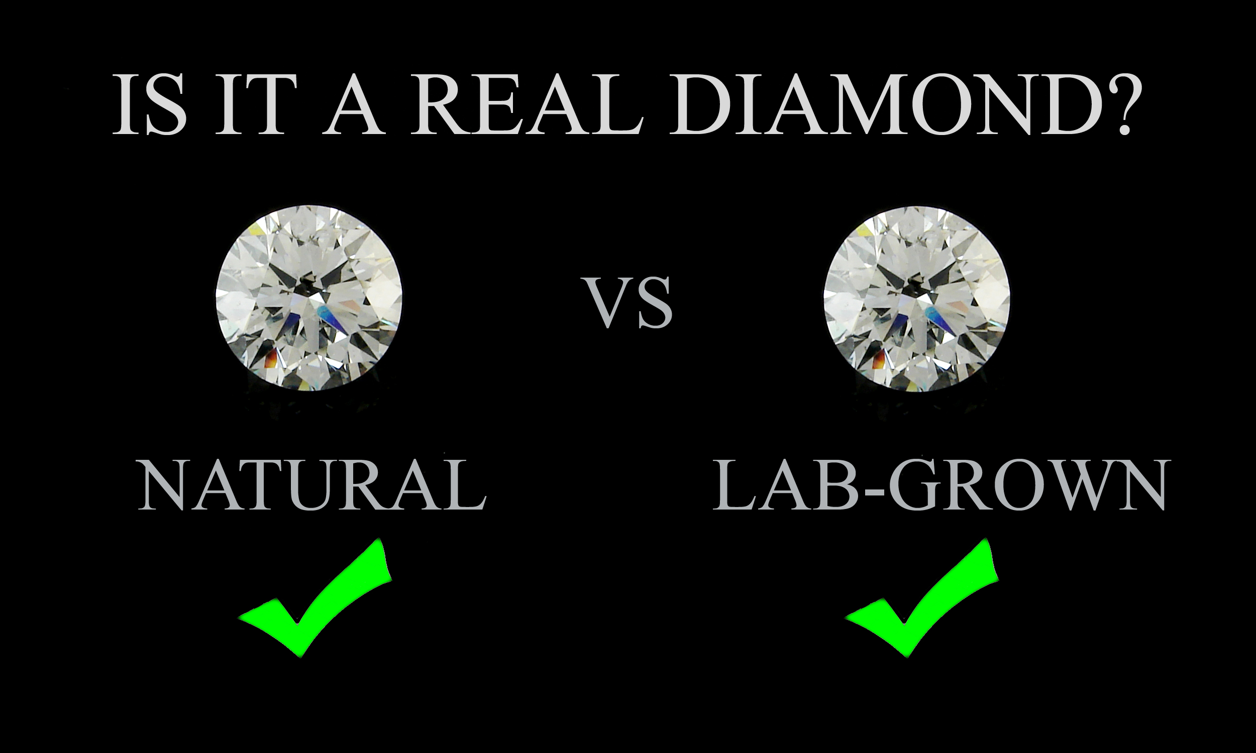 are artificial diamonds real